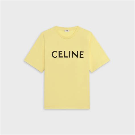 yellow celine shirt|T.